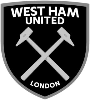 West Ham United FC Logo Black and White (1) – Brands Logos