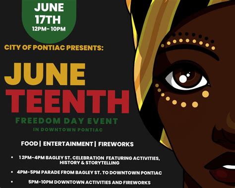 Jun 17 | Juneteenth Freedom Day Event | Rochester, MI Patch