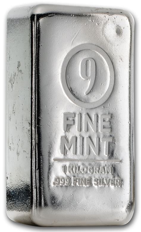 Order 1 Kilo Silver Bars from 9Fine Mint Online | 9Fine Mint Online Kilo Silver Bars | 9Fine Mint