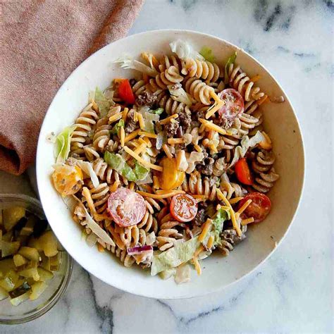 Jimmy Buffett Cheeseburger Pasta Salad | Recipe Cart