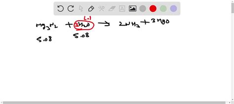 SOLVED: Consider the following reaction: Mg3N2 + 3 H2O –> 2 NH3 + 3 MgO ...