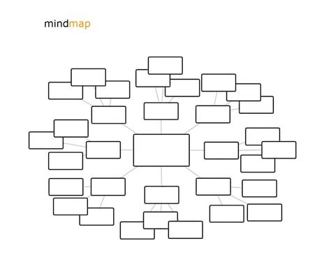 Blank Mind Map Template Printable | Printable Maps