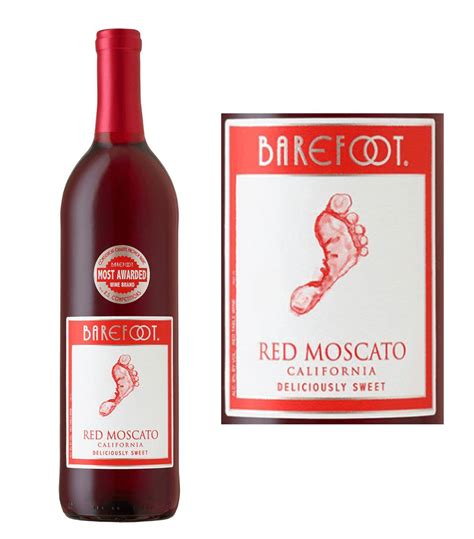 Barefoot Red Moscato (750 ml)