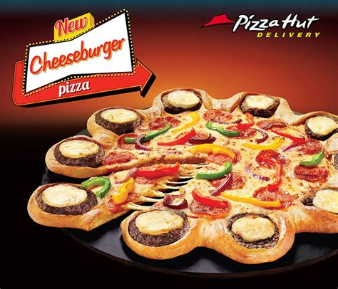 Pizza Hut Delivery’s new AWESOME Cheeseburger Pizza!