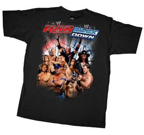 WWE Wrestling RawSmackdown T-Shirt Youth Medium - ToyWiz