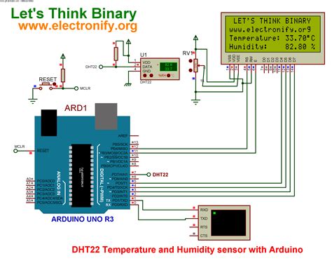 Arduino Uno R3: DHT22 Temperature and Humidity Monitoring