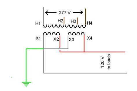 Control Transformer Circuit Diagram 120v Neutral