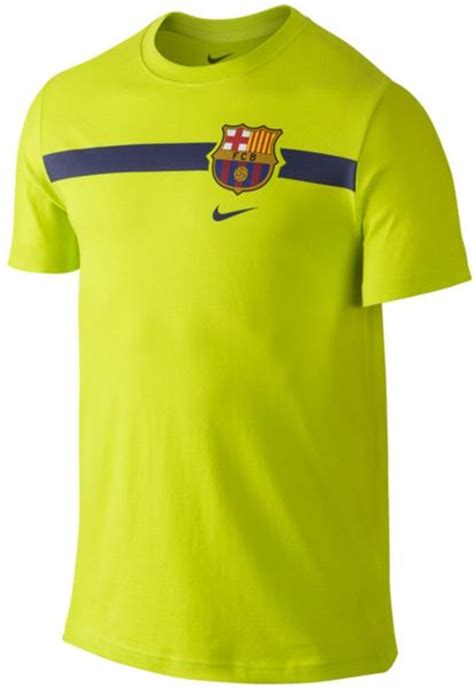 Nike Men'S Fc Barcelona Core T-Shirt in Yellow for Men (Neon Yellow) | Lyst