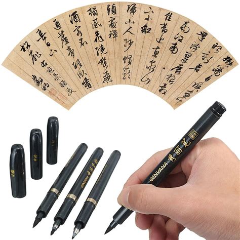 1PC Sketch Drawing Marker Brush and Fine Point Fineliner Penmanship ...