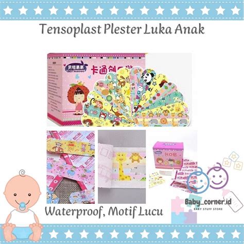 Jual plester luka anak karakter anti air cartoon kartun lucu perban lucu bayi | hansaplast kids ...