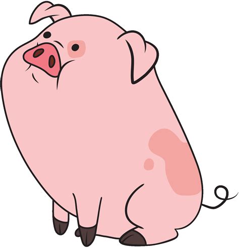 Pink Pig Cartoon