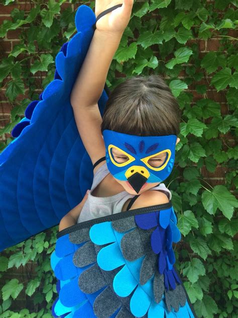 Falcon Costume Green Falcon Blue Falcon Wild Kratts Gift - Etsy