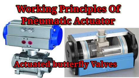 Working Principle of Pneumatic Actuator and actuated butterfly valve. - YouTube