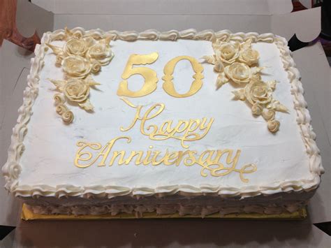 White & Gold 50th anniversary. | Taart ideeën, Taart