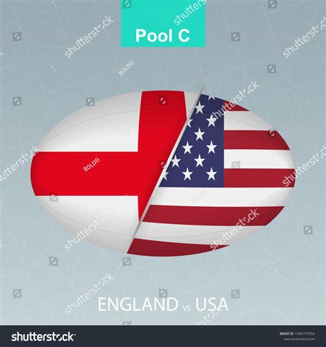 Rugby competition England vs USA. Rugby icon on - Royalty Free Stock ...