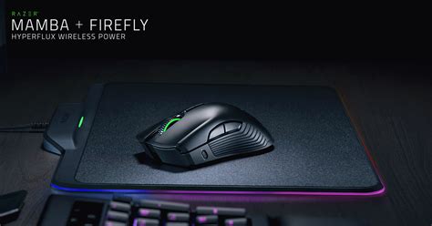 Razer Mamba & Firefly HyperFlux | Wireless-Powered Mouse & Mouse Mat Combo