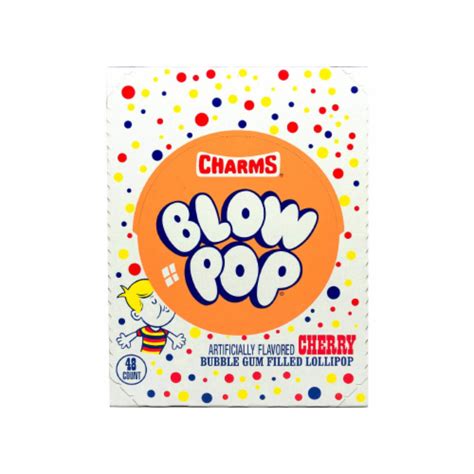 Charms Blow Pop Lollipop 48 Count - Cherry, 48 Count - Ralphs