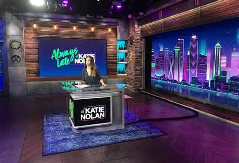 Always Late w/ Katie Nolan Broadcast Set Design Gallery