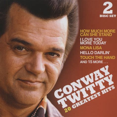 Conway Twitty CD: 20 Greatest Hits 2-CD - Bear Family Records