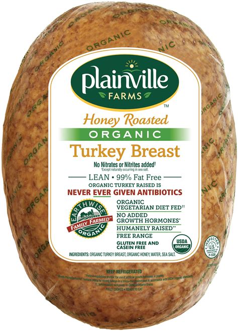 Organic Honey Roasted Turkey Breast, Bulk — PLAINVILLE FARMS