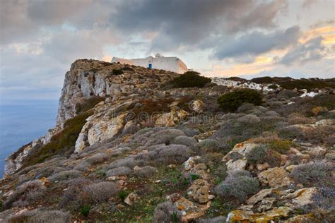 Sikinos island. stock image. Image of monastery, christian - 85013089