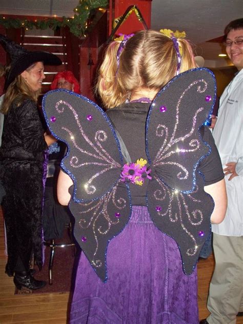 Fairy wings made out of coat hanger. found idea on youtube | Diy halloween costume, Halloween ...