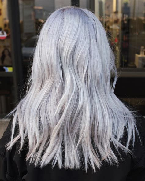 Got the icy white hair of my dreams! Done at AK Lounge San Antonio, TX ...