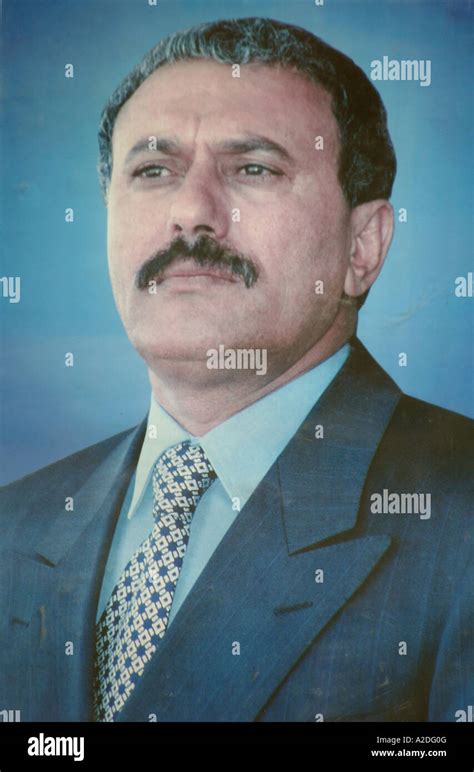 Ali Abdullah Saleh President Yemen Stock Photo - Alamy