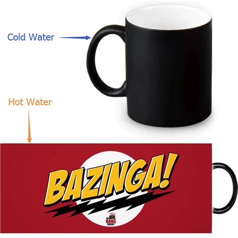 The Big Bang Theory Coffee Mugs Heat Sensitive Morph Mugs Cold Hot Heat ...