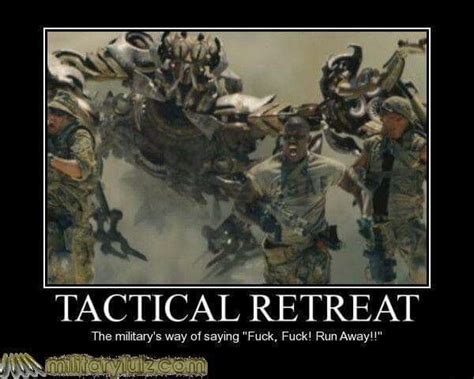 Tactical Retreat Military Jokes, Military Life, Funny Army Memes, Funny ...