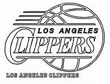 Los Angeles Clippers Coloring Pages  Learny Kids sketch template
