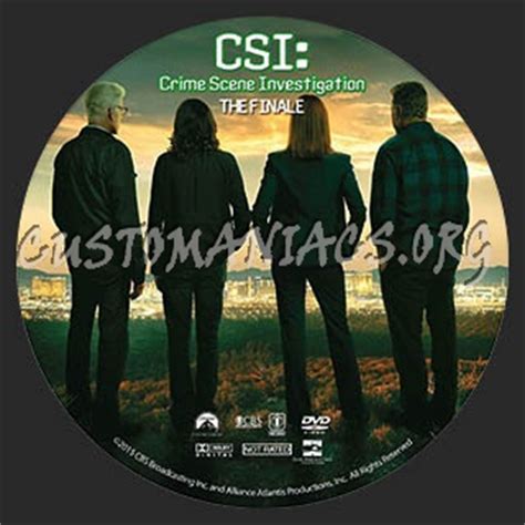 CSI: Crime Scene Investigation - The Finale dvd label - DVD Covers ...