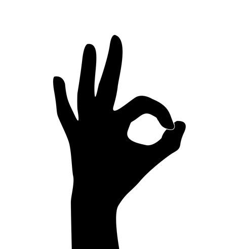 Hand in Ordnung Symbol Vektor - Download Kostenlos Vector, Clipart ...