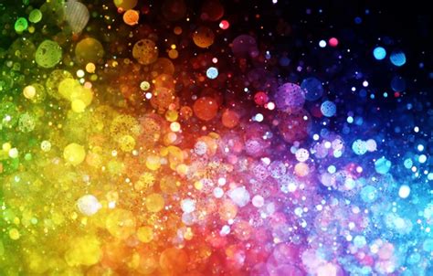 Wallpaper lights, lights, background, color, colorful, rainbow, bokeh images for desktop ...