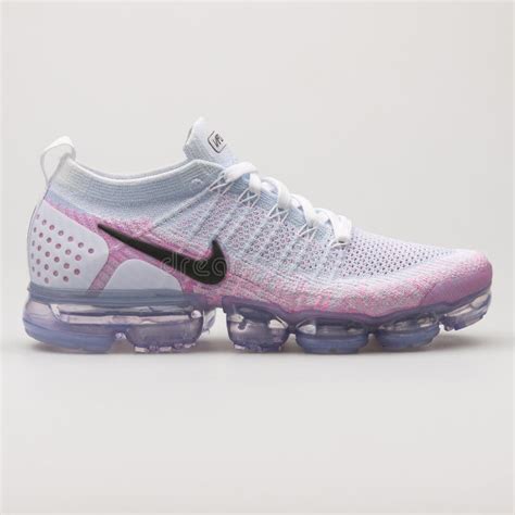 Nike Air Vapormax Flyknit 2 White, Pink and Blue Sneaker Editorial ...