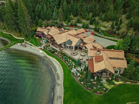 $30M Lakefront Estate Takes Over as Idaho's Most Expensive Home Lake Mountain, Mountain Homes ...