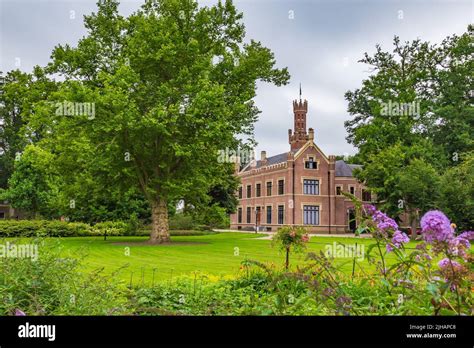 Barneveld Netherlands - July 14, 2020: Castle and estate Schaffelaar in ...