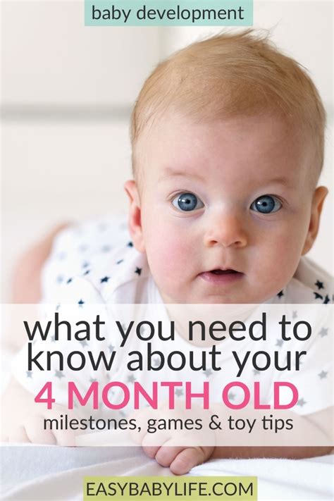 4-Month-Old Baby Development Milestones, Activities, Toys