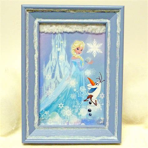 Elsa and Olaf Picture in Frame Frozen Picture Frame Special Frozen Picture Frame Non-glare Glass ...