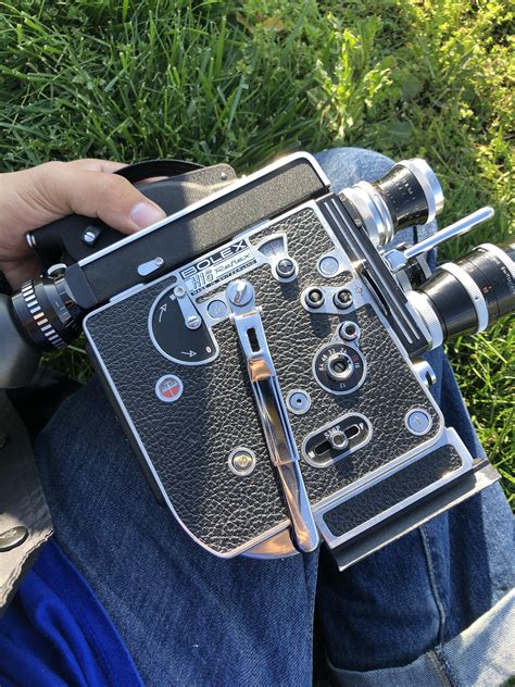 Bolex - 16mm film camera from 1969 that I use all of the time. Example ...