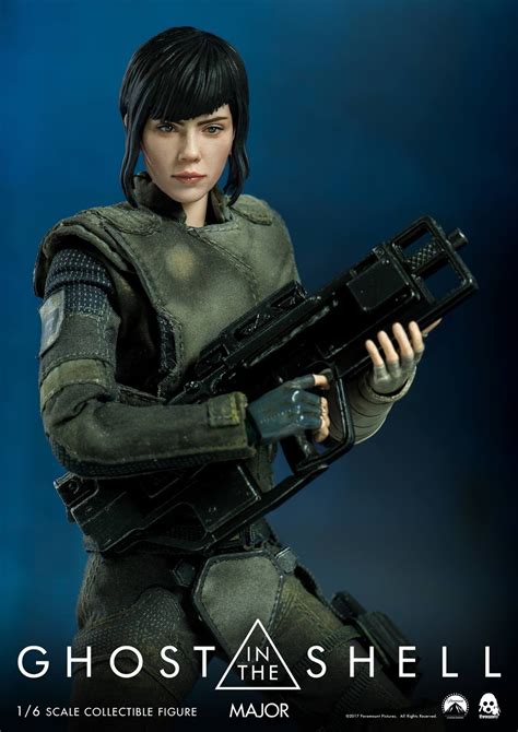 THREEA’S SCARLETT JOHANSSON ACTION FIGURE TAKES THE GHOST OUT OF THE SHELL - Action A Go Go, LLC