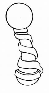 Barber Pole Drawing Tattoo Sketch Coloring Page sketch template