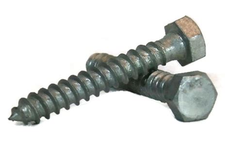 Hex Lag Screw Hot Dipped Galvanized Screws 1/4"-10 x 6" - Qty-25 - Walmart.com - Walmart.com