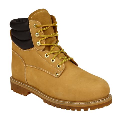 Roebucks Men's 6in. Soft Toe Nubuck Boot - Tan