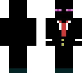 Enderman In Tuxedo | Minecraft Skin