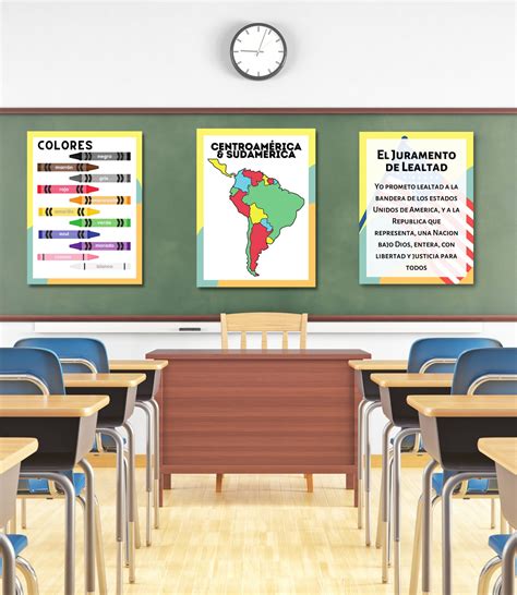 Spanish Class Poster Bundle DIGITAL DOWNLOADS - Etsy