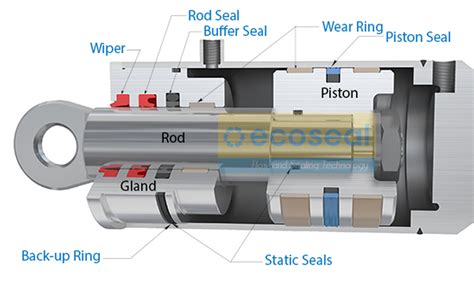 Hydraulic Cylinder Seal Diagram