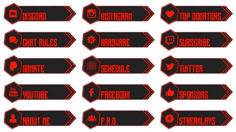 Freedom Twitch Panels Streamlayscom | Banner template, Templates, Logo templates