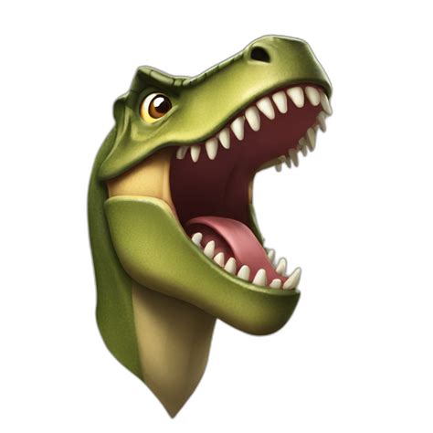 trex fossil skull | AI Emoji Generator