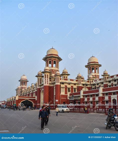 Historical Charbagh Railway Station in Lucknow India Editorial ...